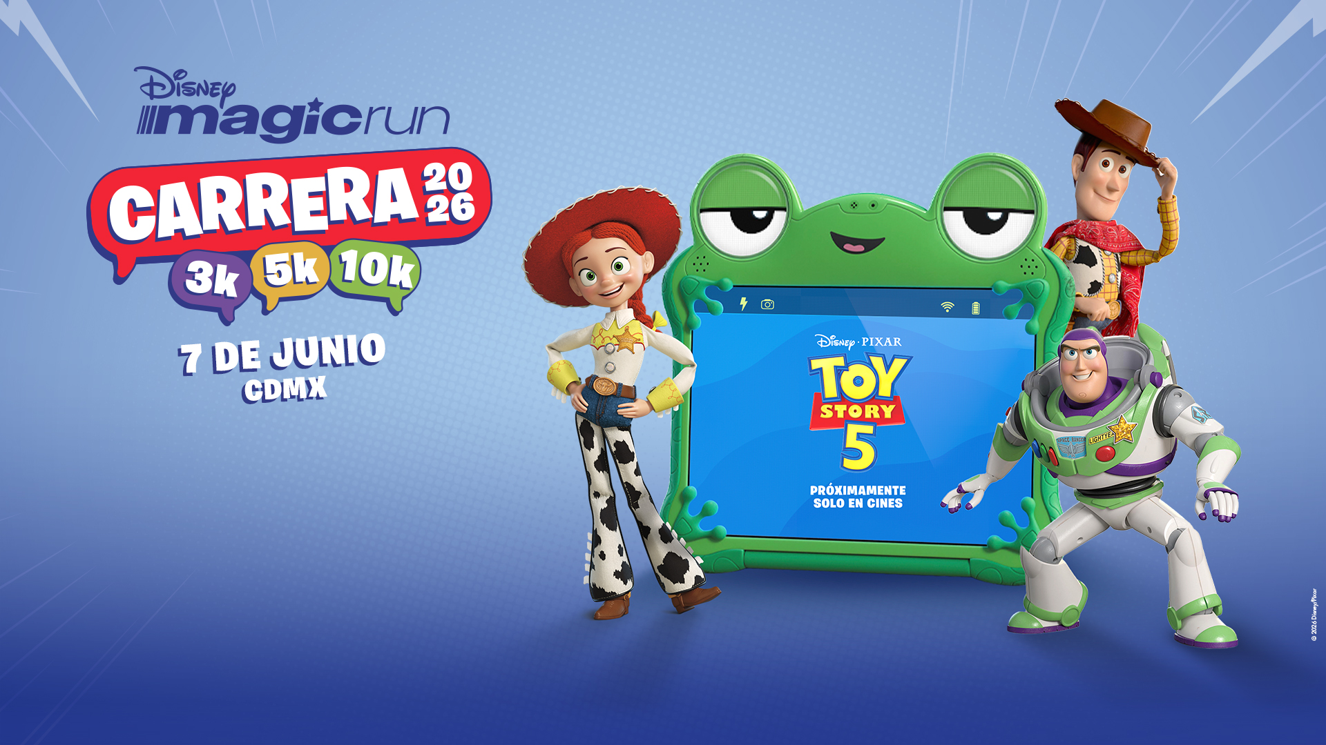 Disney Magic Run – Carrera 2026 Toy Story 5